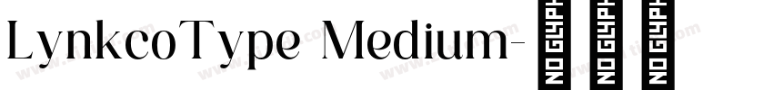 LynkcoType Medium字体转换